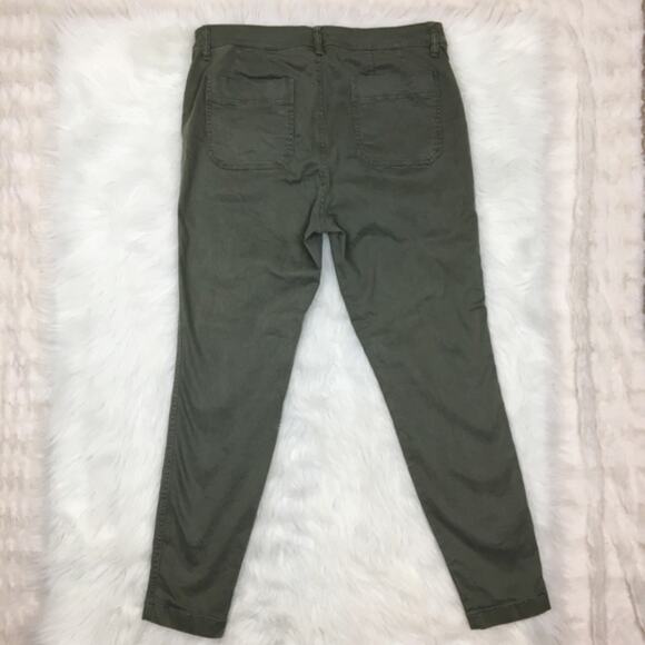 J. Crew 25 9" Cargo Toothpick Distressed Fatigue - Picture 6 of 7